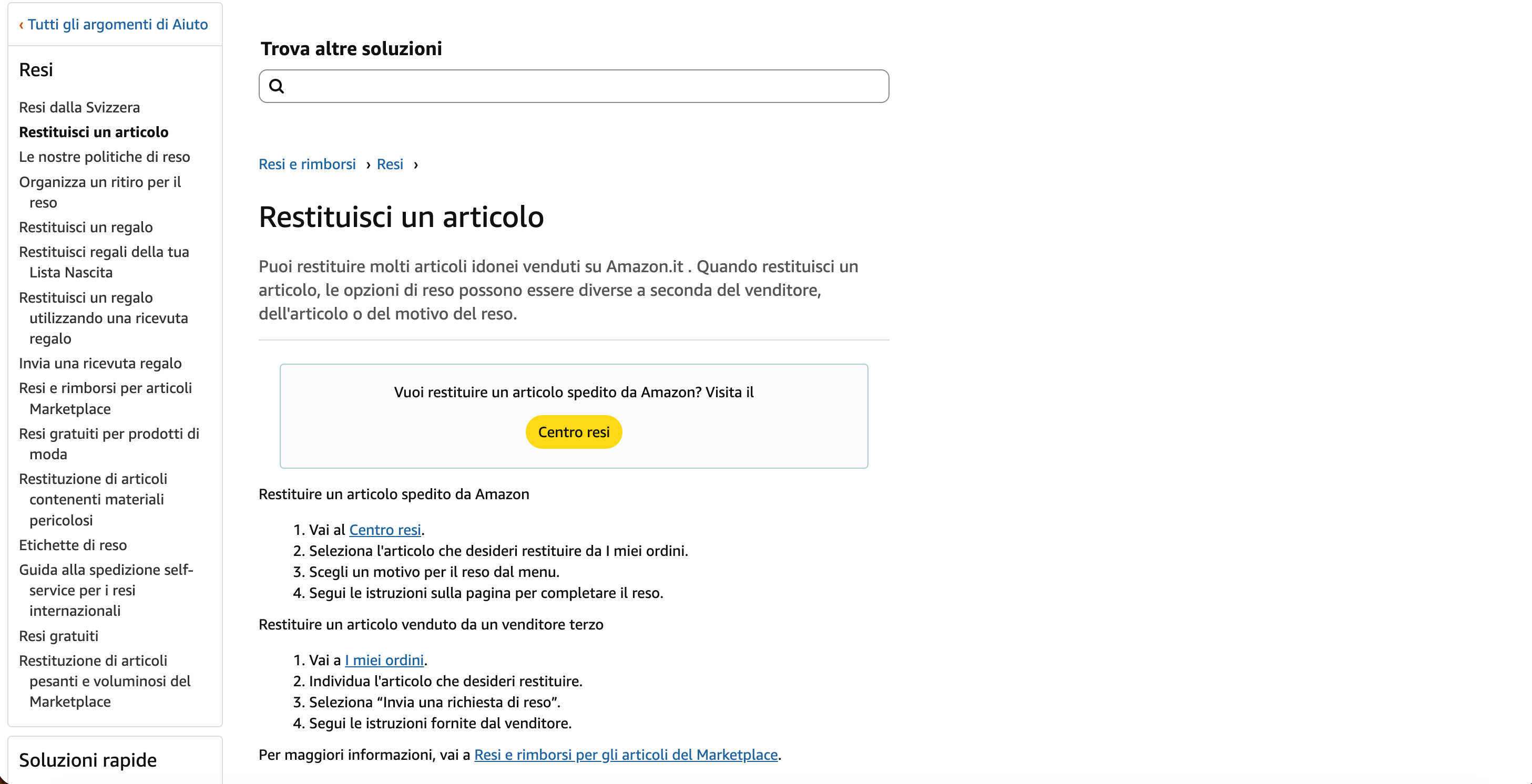 Reso di Amazon