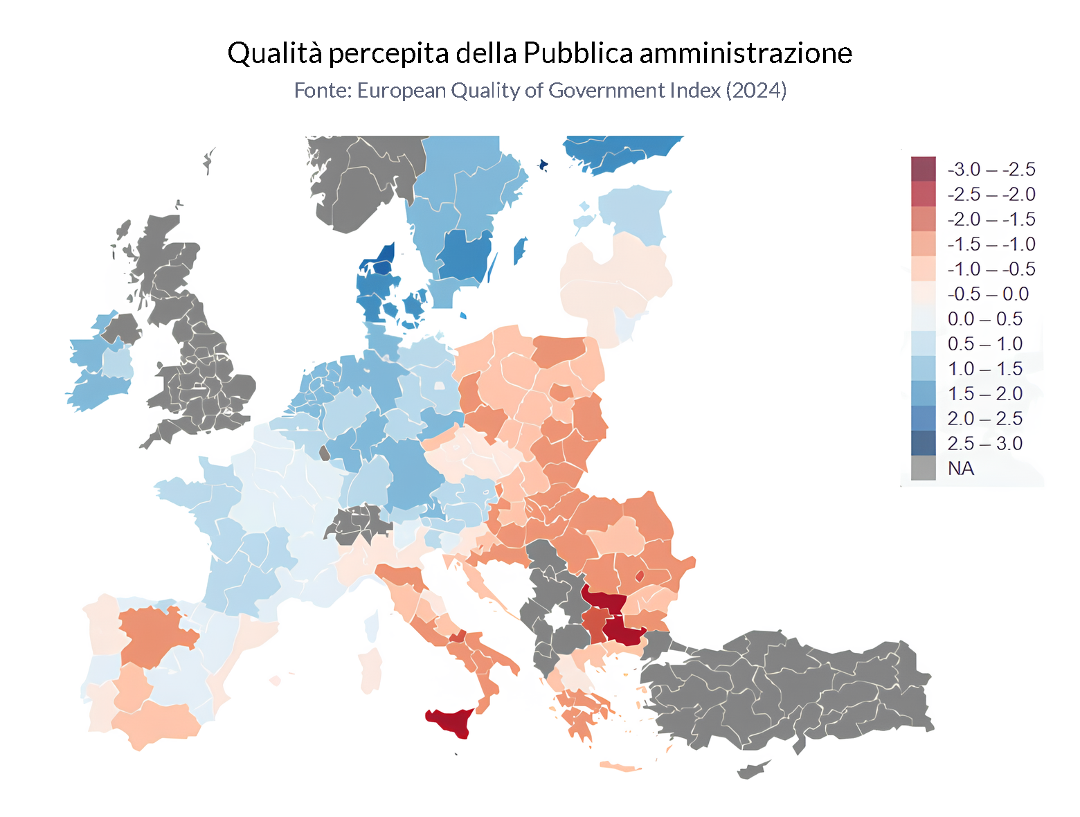 Gli europei e la qualità di governo