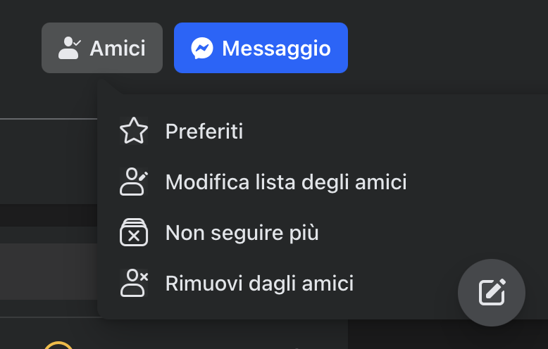 Rimuovere dagli amici su Facebook