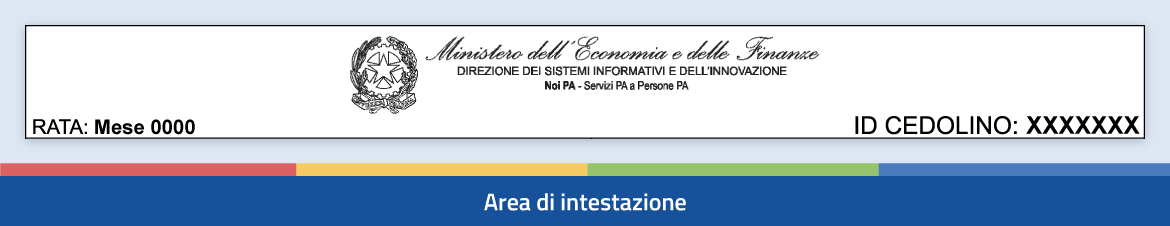 Intestazione cedolino