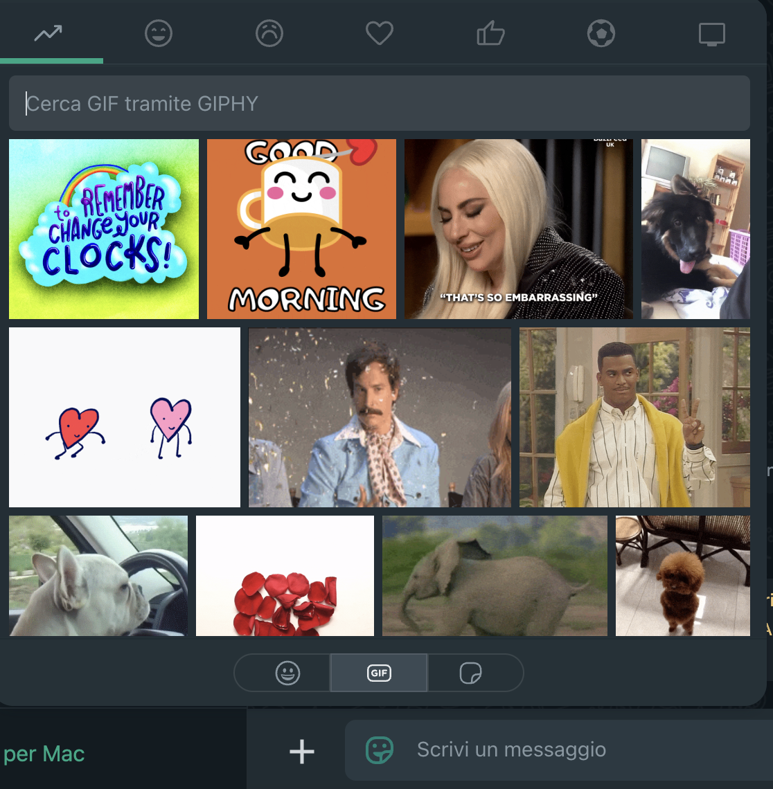 GIF di WhatsApp