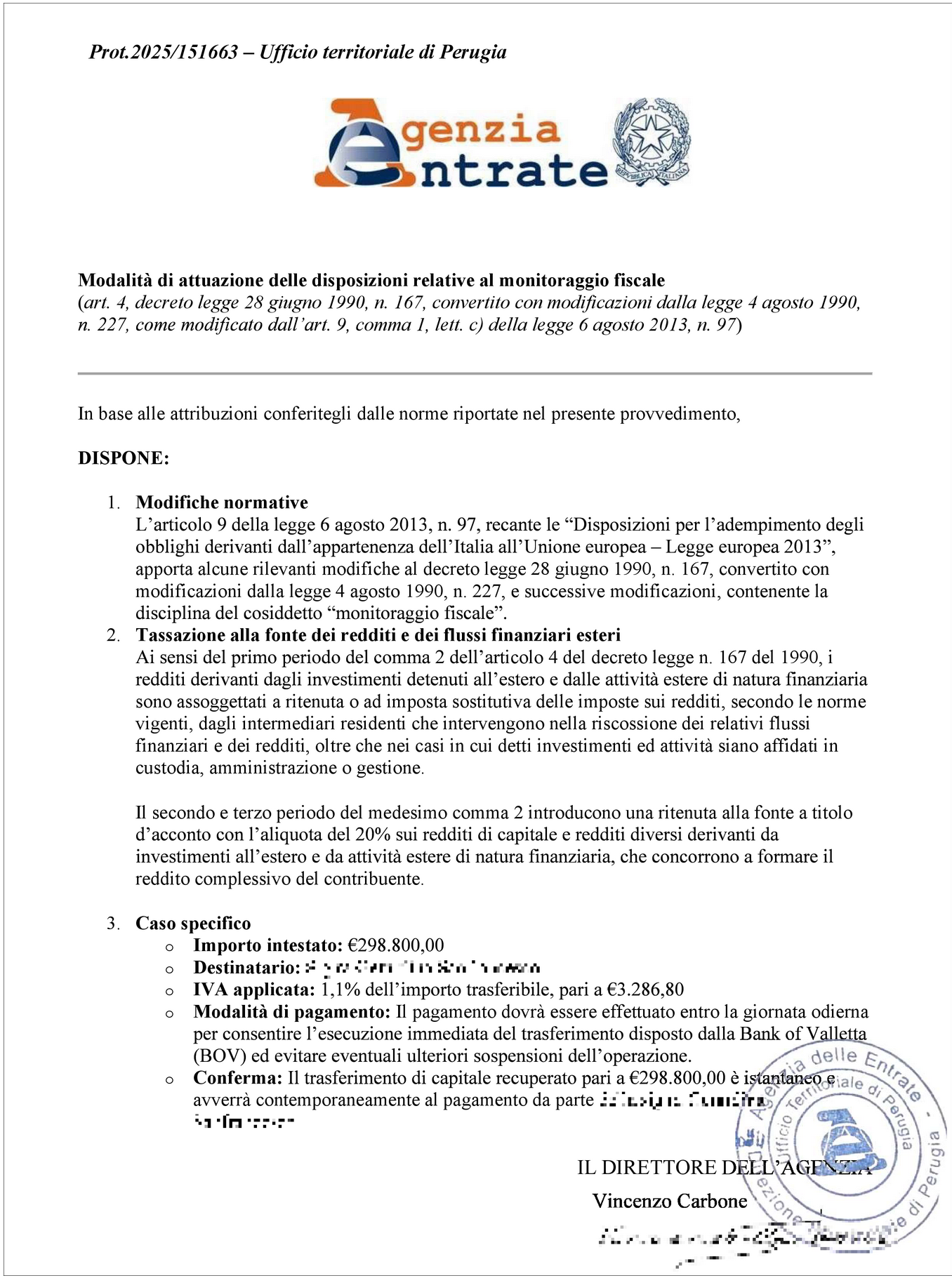 Comunicazione truffa Agenzia delle Entrate