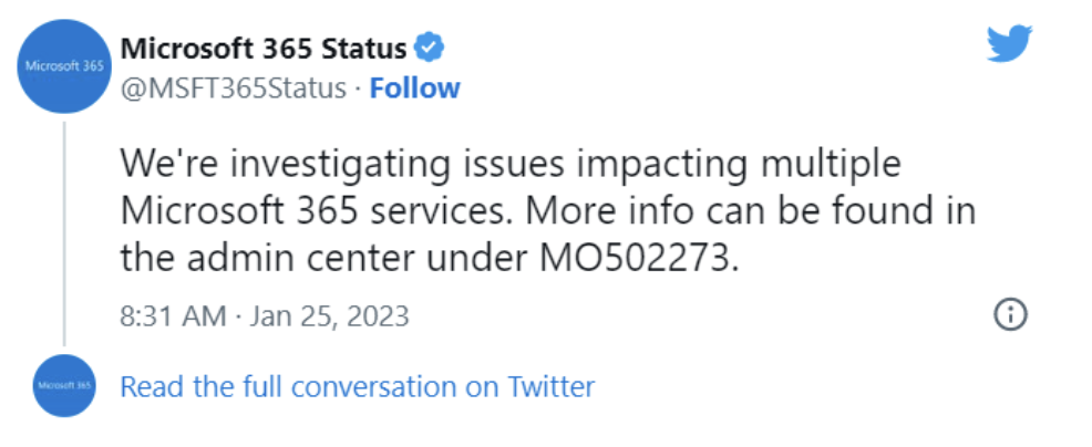 Tweet Microsoft