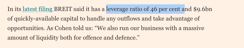Strappo dell'articolo del Financial Times sul caso Blackstone