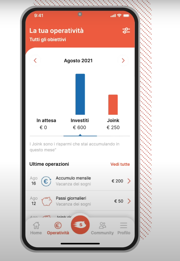 Gestisci i tuoi piani di accumulo con Gimme5 Gestisci i tuoi piani di accumulo con Gimme5