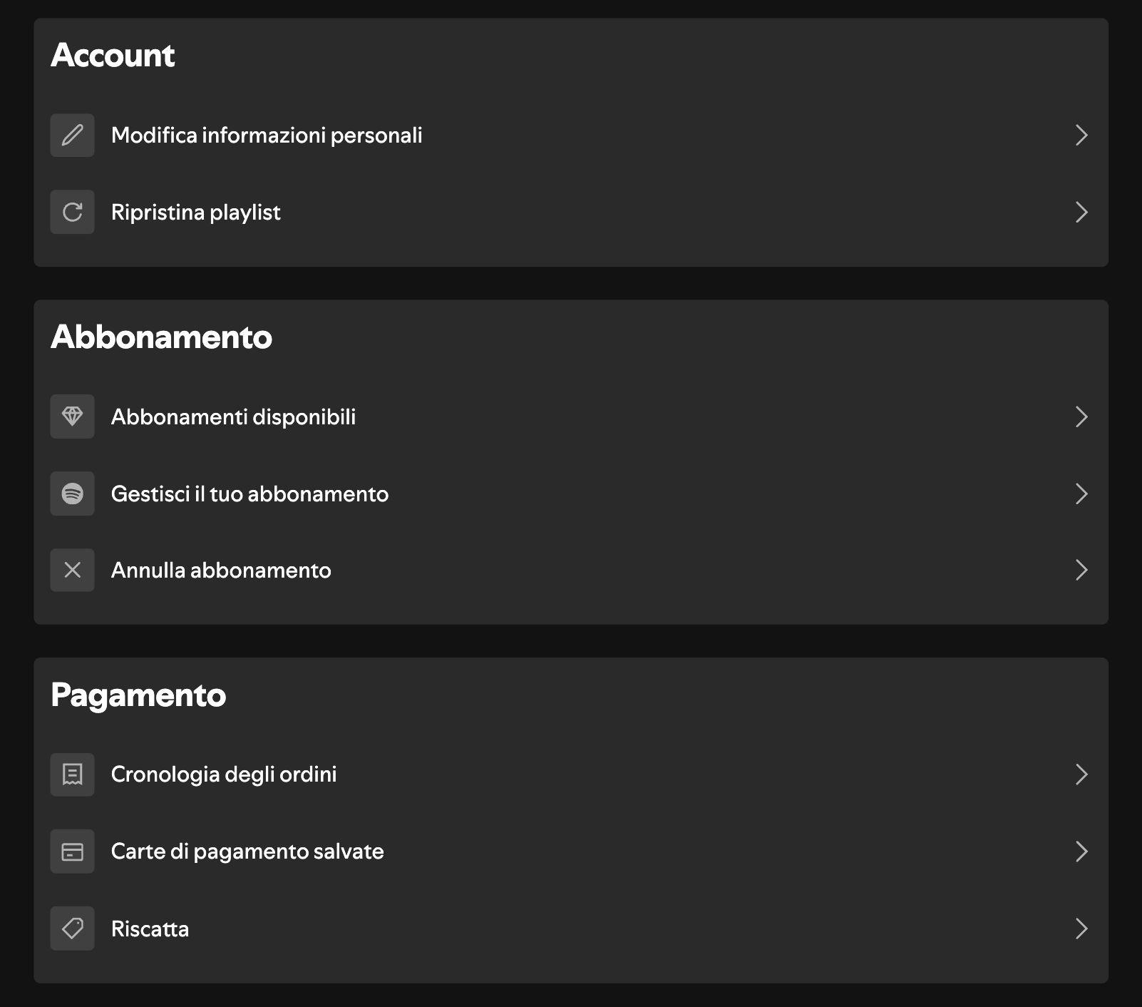 Abbonamento a Spotify Premium