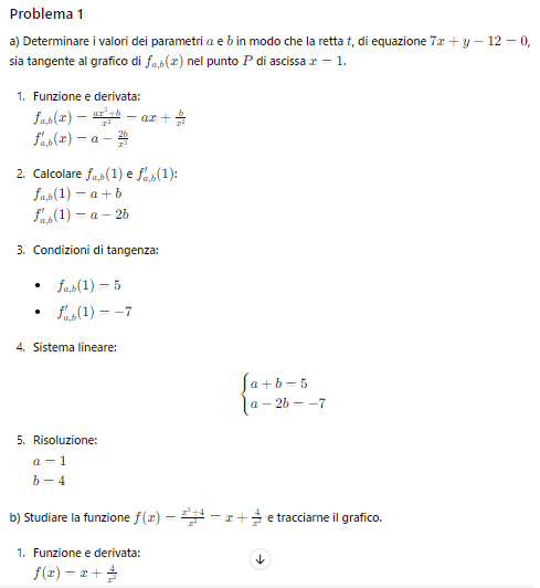 Soluzione problema n.1 (Prima parte)