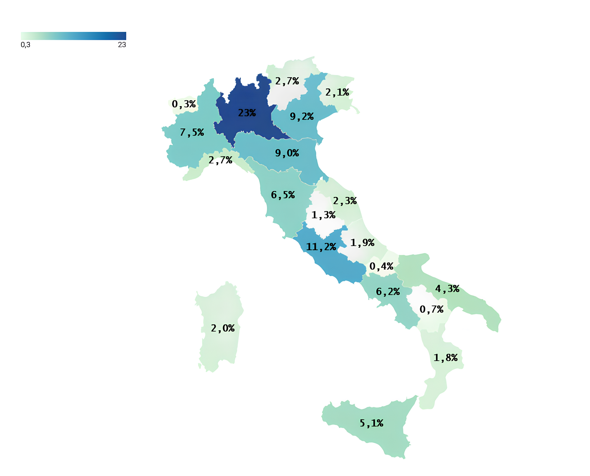 La mappa del Pil 