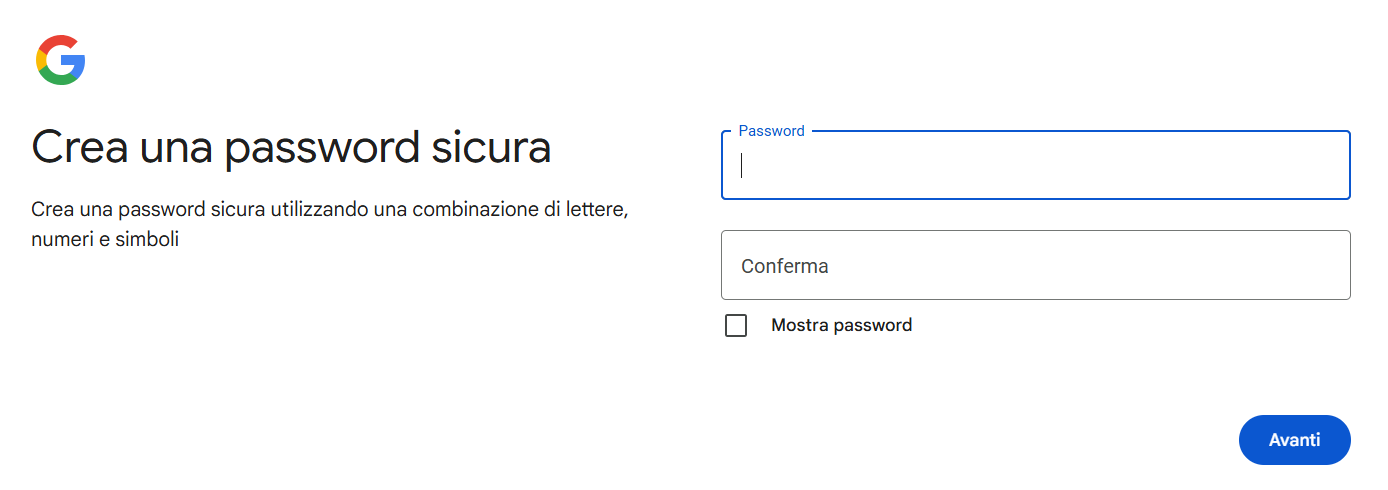 Account Gmail Google - Step #6