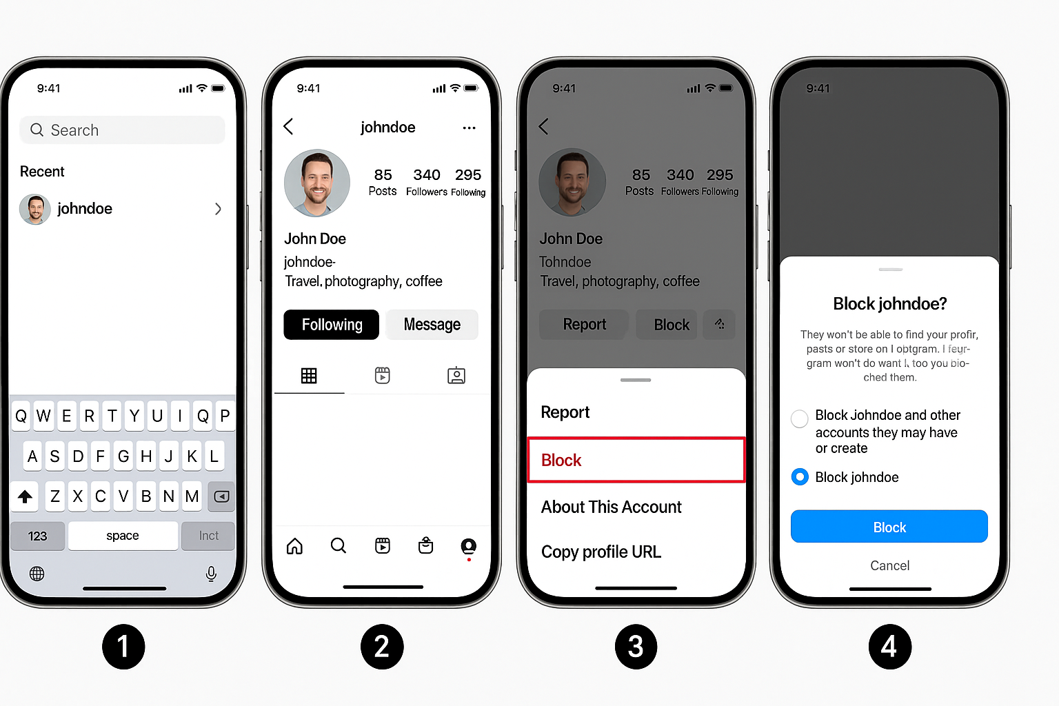 Come bloccare una persona su Instagram