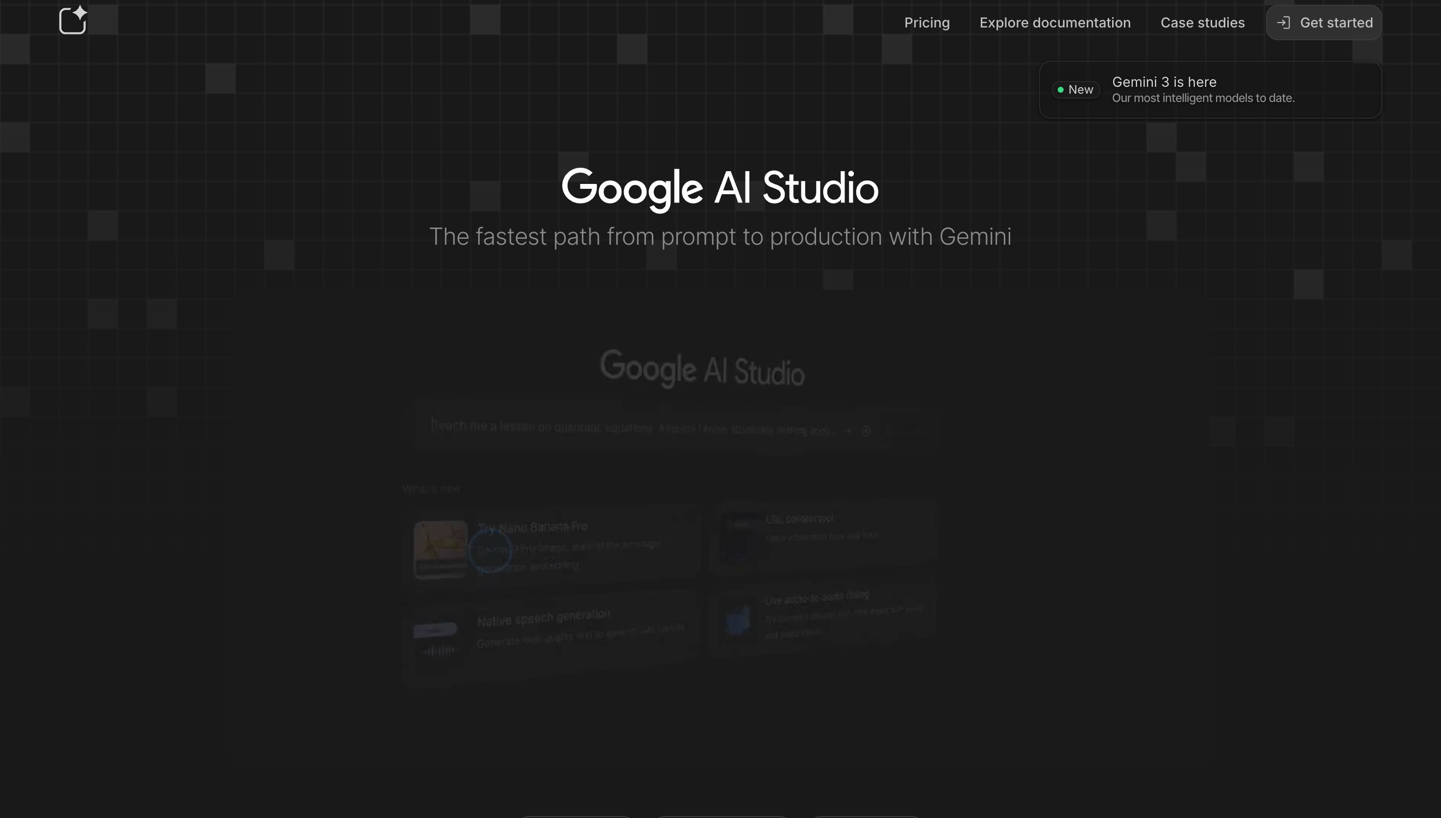 Google AI Studio