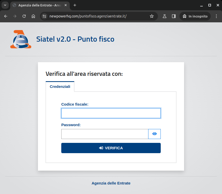 Phishing PuntoFisco 1
