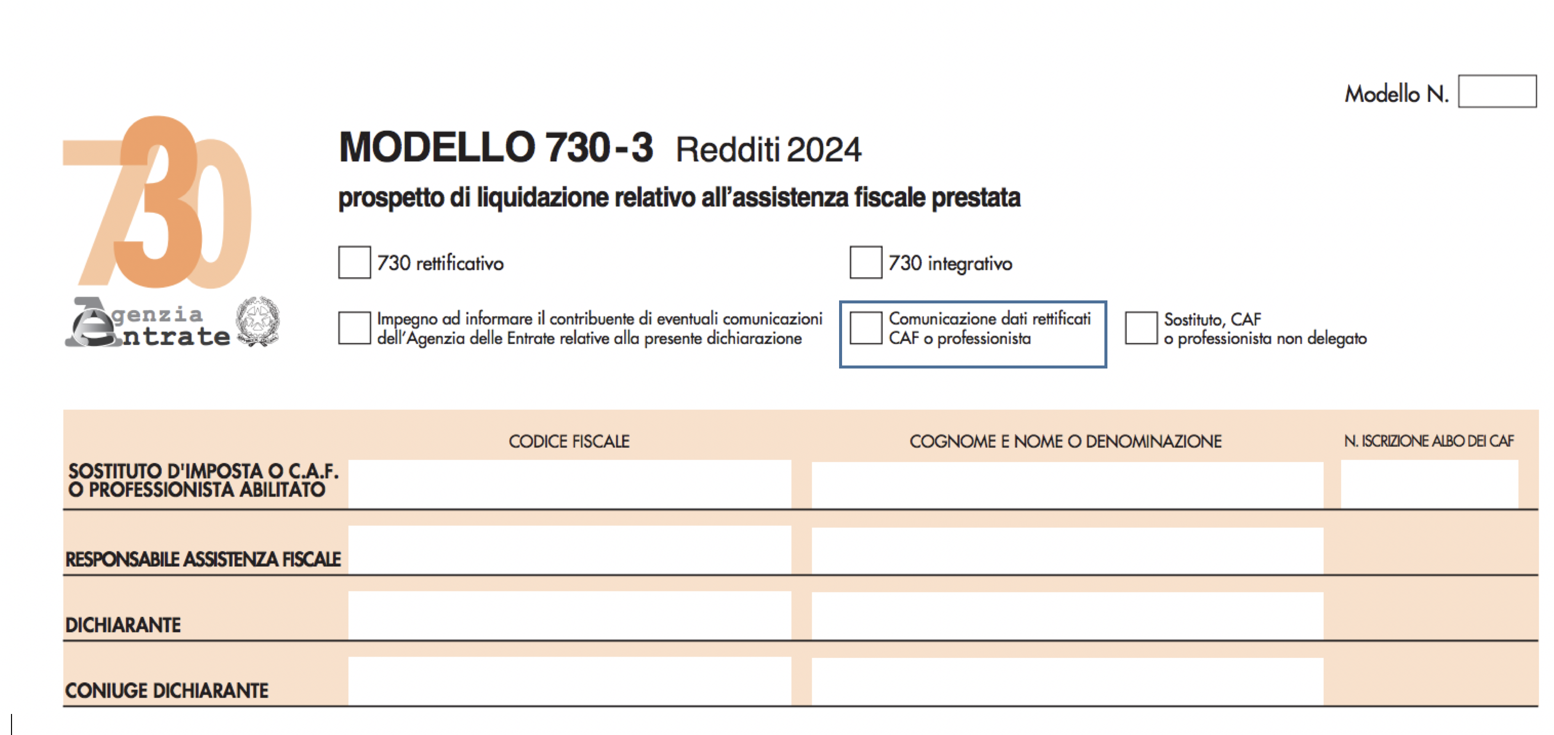 rettifica 730