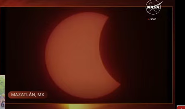 Foto dell'eclissi