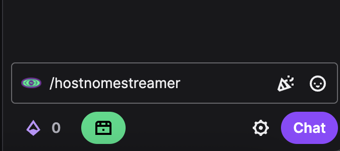 Host di Twitch su PC