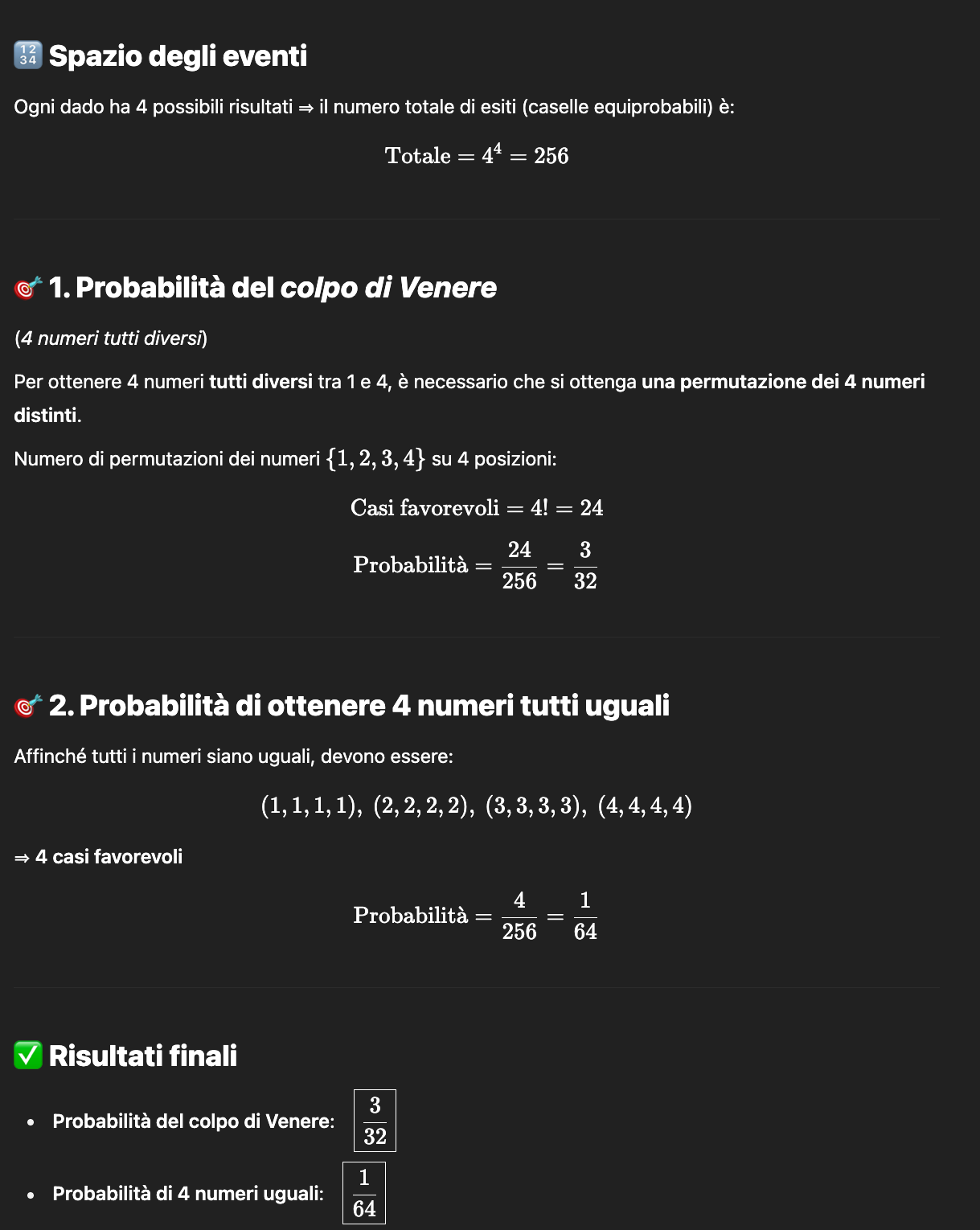 Soluzione settimo quesito