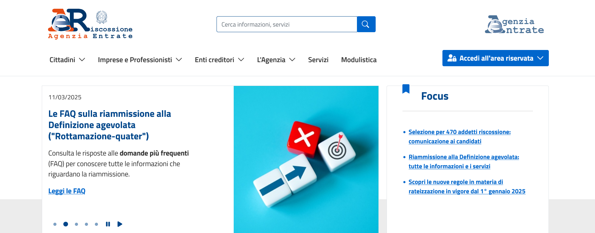 Interscambio servizi AdE e AdER
