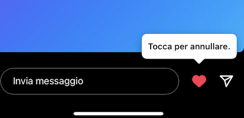 Come mettere Mi Piace a una storia Instagram
