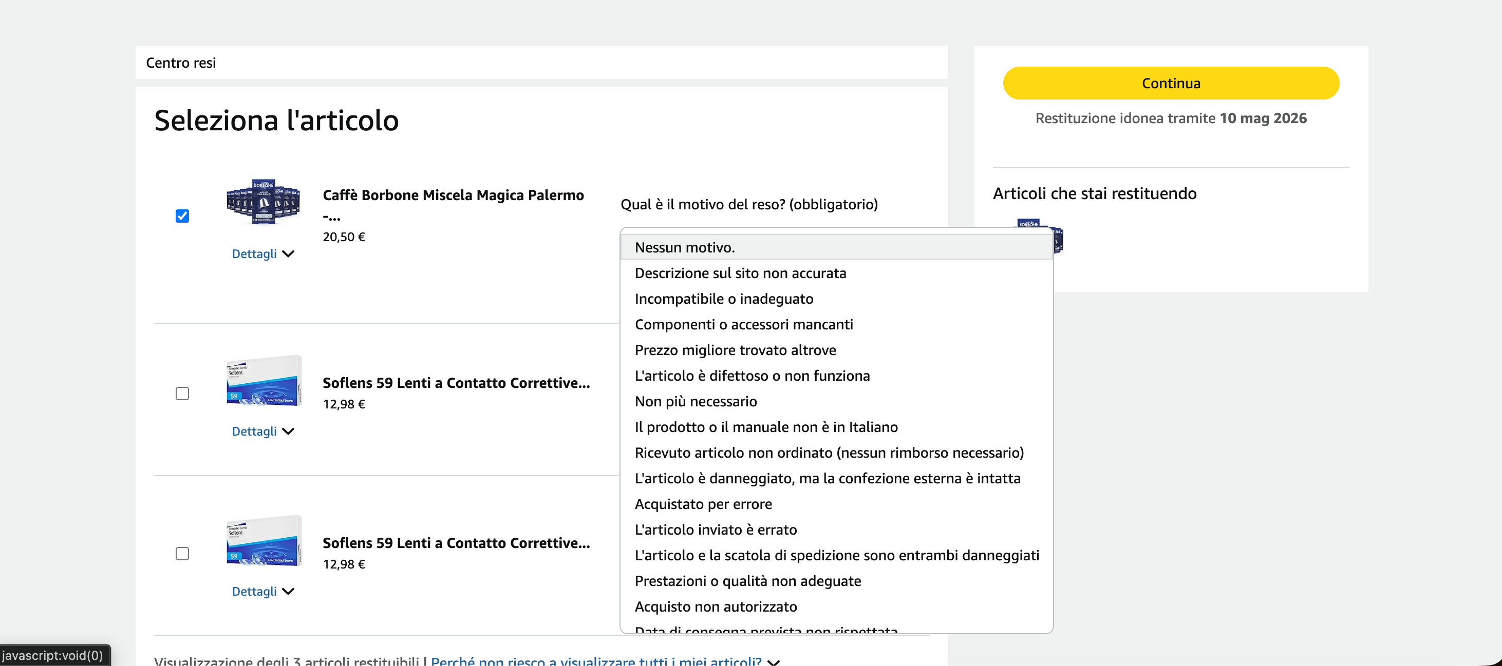 Reso di Amazon