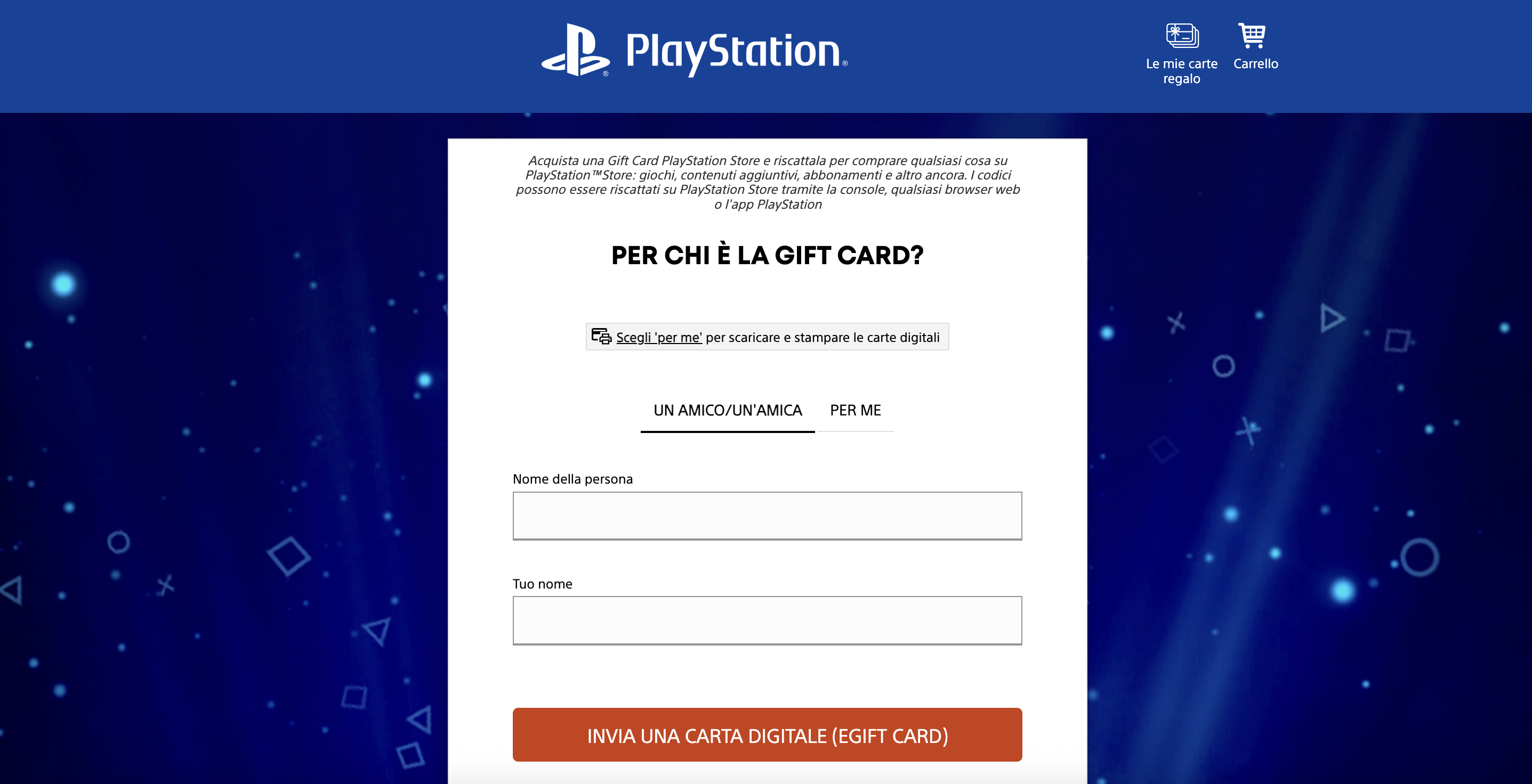 Gift Card PlayStation