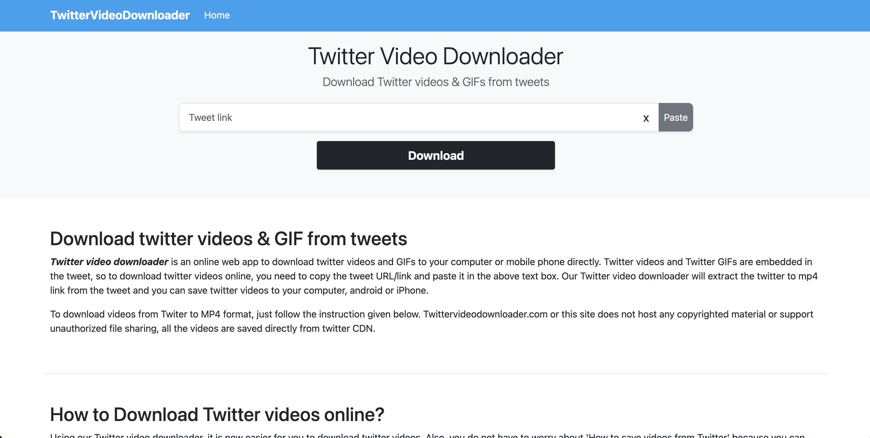 Twitter Video Downloader