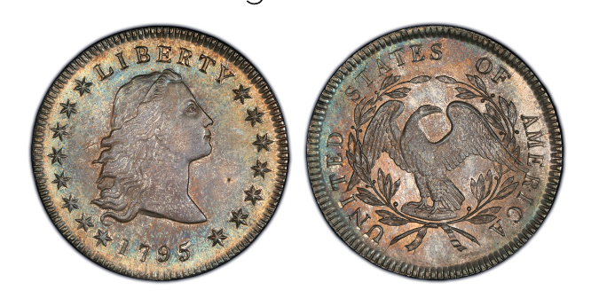 Dollaro Flowing Hair in argento del 1794