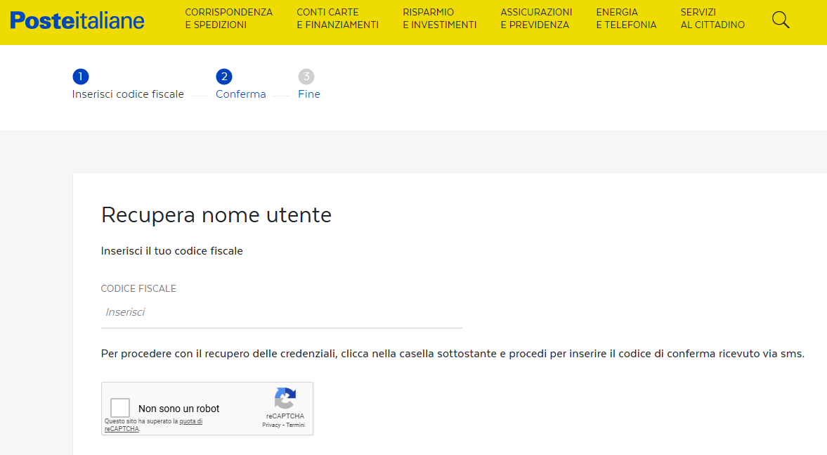 Recupera nome utente