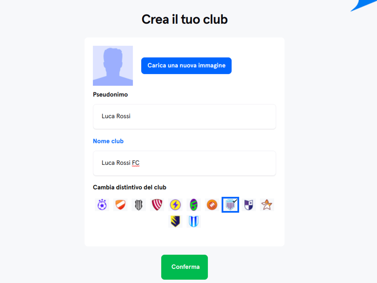 Registrazione su Sorare: