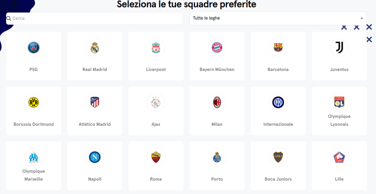 Scelta della formazione: