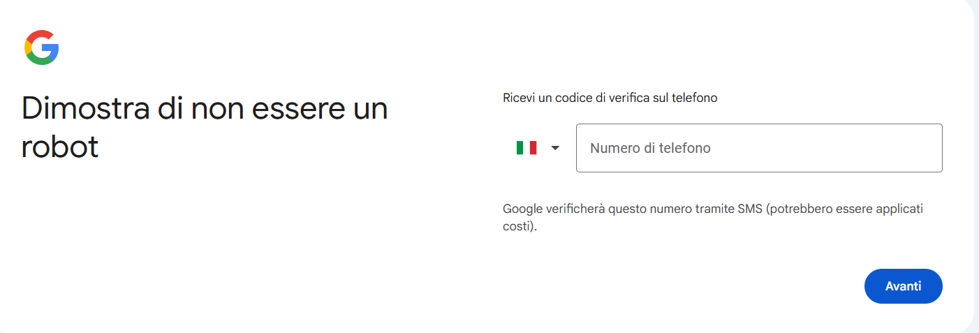 Account Gmail Google - Step #7