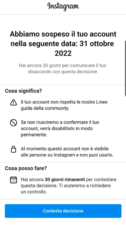 La segnalazione