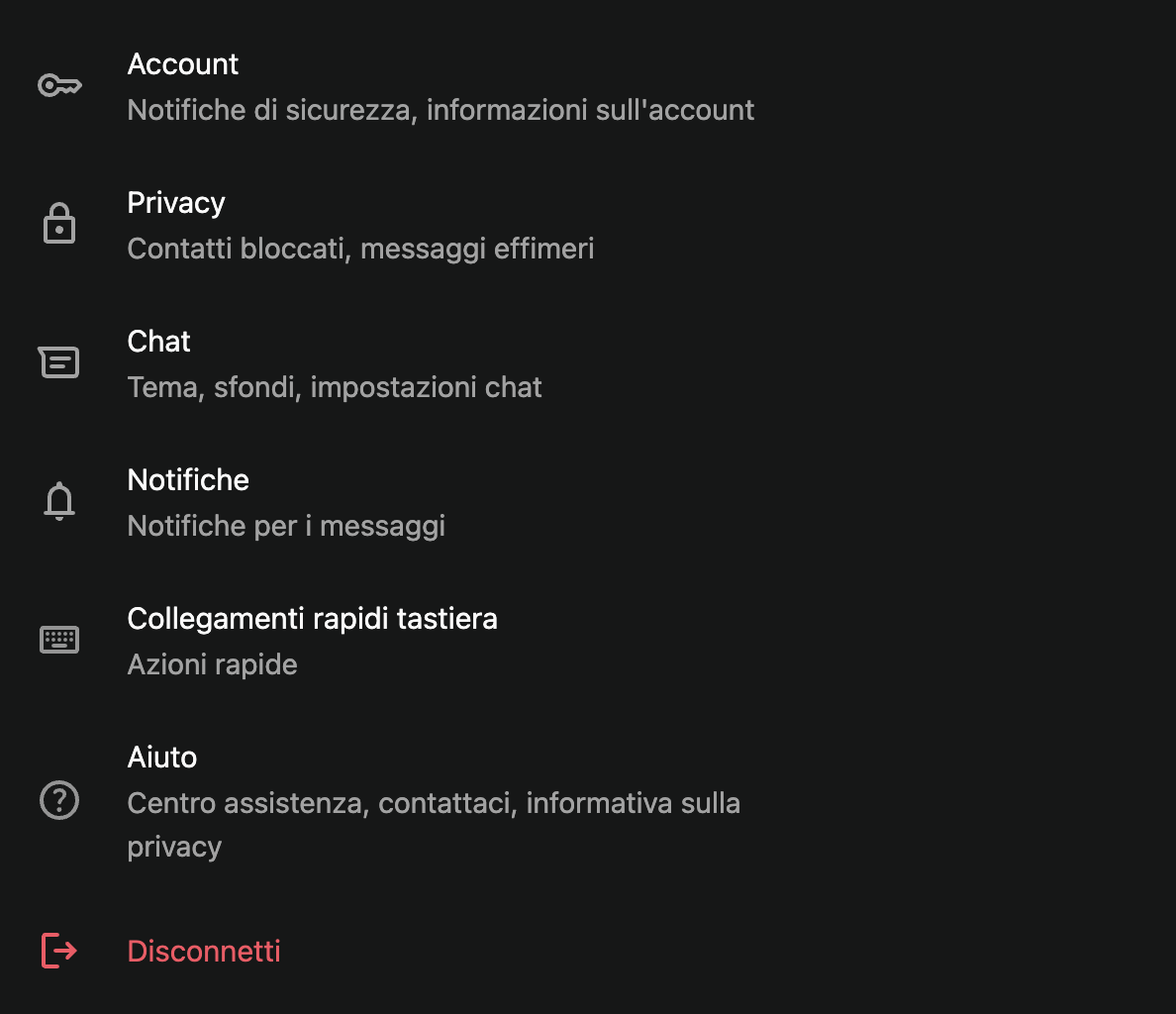 Come disconnettere WhatsApp Web
