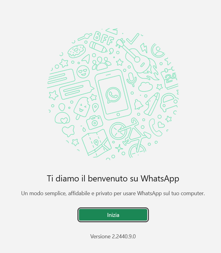 WhatsApp inizia
