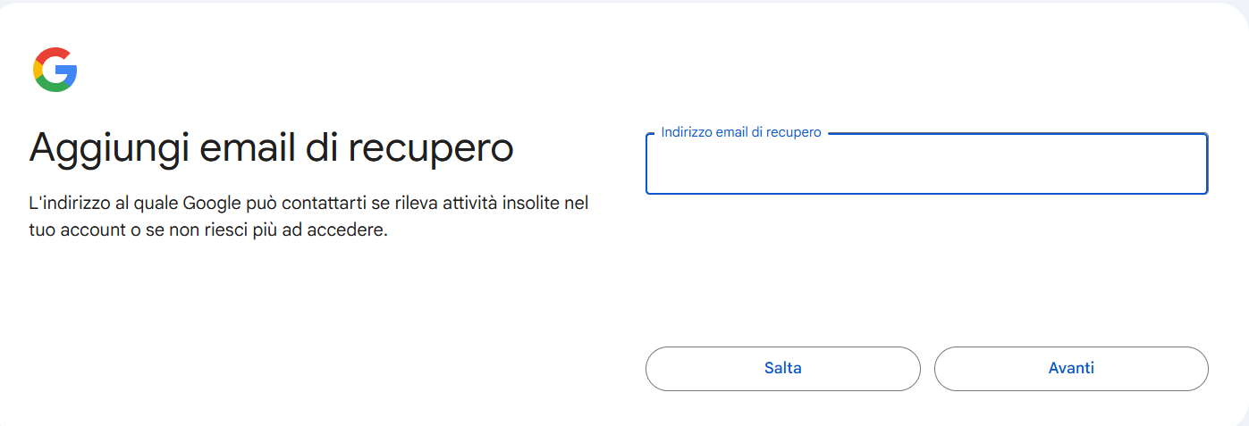 Account Gmail Google - Step #8