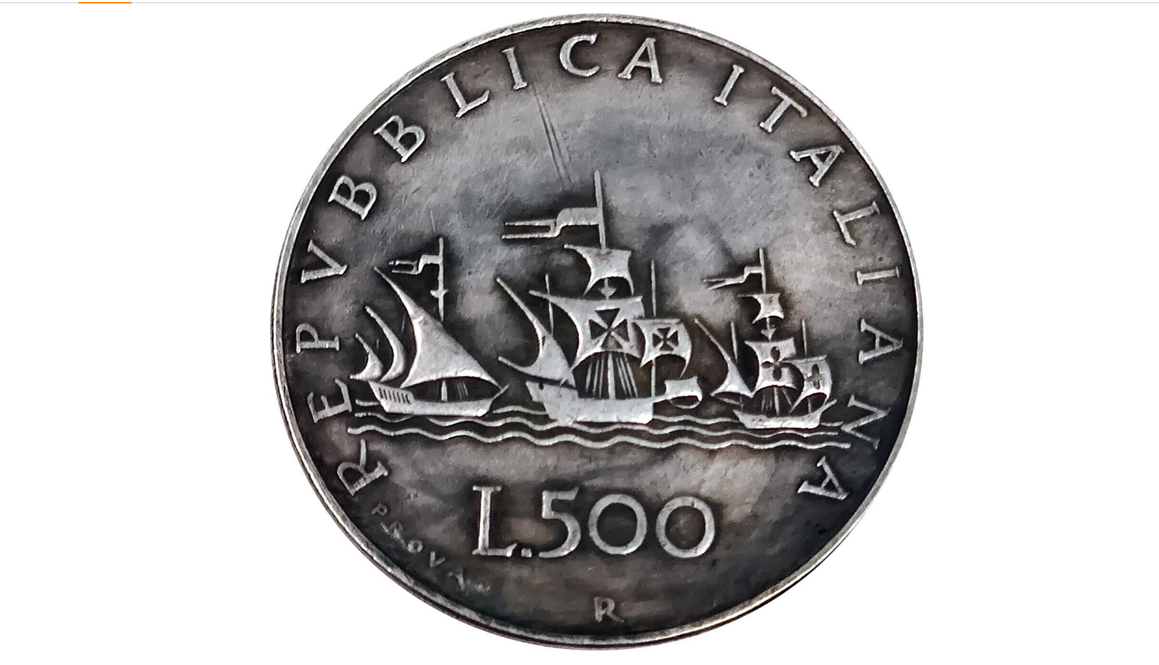 500 lire del 1957 (Caravelle)