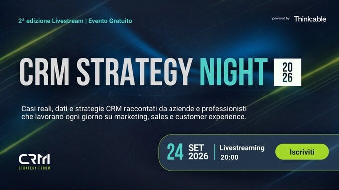 Torna l'evento dedicato alle strategie CRM per aziende e professionisti