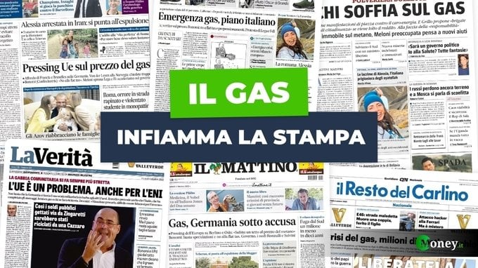 Oggi la rassegna stampa ci teletrasporta nell'Italia in emergenza gas. E fino a ieri?