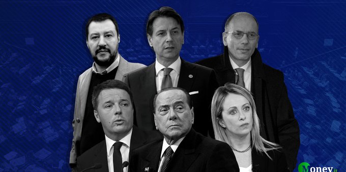 Sondaggi politici: crolla Salvini, bene Pd e Berlusconi. Italexit verso il 3%