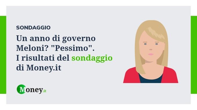 Un anno di governo Meloni? “Pessimo”. I risultati del sondaggio di Money.it