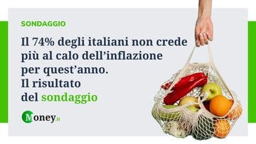 Il 74% degli italiani non crede più al calo dell'inflazione per quest'anno