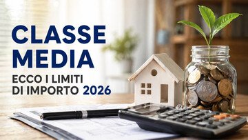 Classe media, ecco i limiti di importo 2026