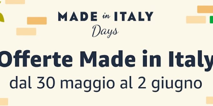 2 giugno, super offerte Amazon su prodotti Made in Italy: i migliori sconti
