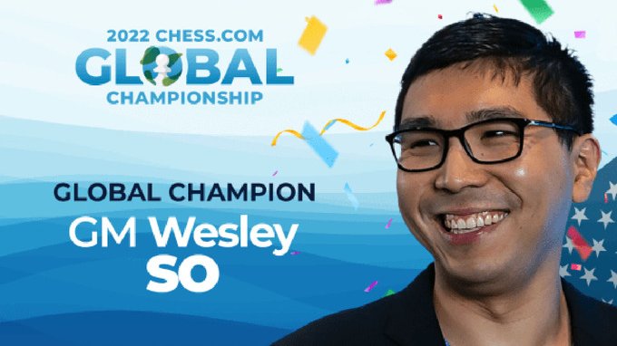 Chess.com Global Championship 2022: Wesley So primo campione globale