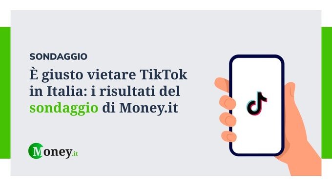 È giusto vietare TikTok in Italia: i risultati del sondaggio
