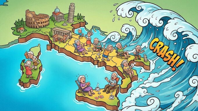 Uno Tsunami sta per colpire l'Italia, non è possibile fermarlo