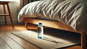 Perché dovresti far rotolare una bottiglia d'acqua sotto il letto quando arrivi in hotel