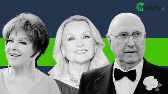 Pensione celebrità, quanto prendono le persone famose? 