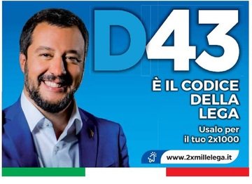Così Salvini chiede agli italiani il due per mille con cui ha pagato i 49 milioni di debiti della Lega