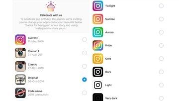 Instagram: come cambiare l'icona dell'app per i 10 anni