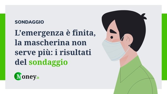 L'emergenza è finita, la mascherina non serve più: i risultati del sondaggio